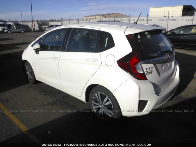 3HGGK5H78GM700235 - 2016 HONDA FIT EX/EXL WHITE photo 3