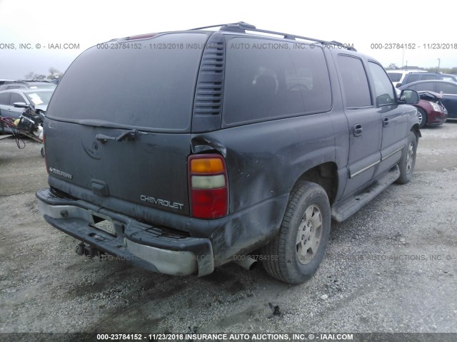 3GNEC16Z63G226737 - 2003 CHEVROLET SUBURBAN C1500 GRAY photo 4