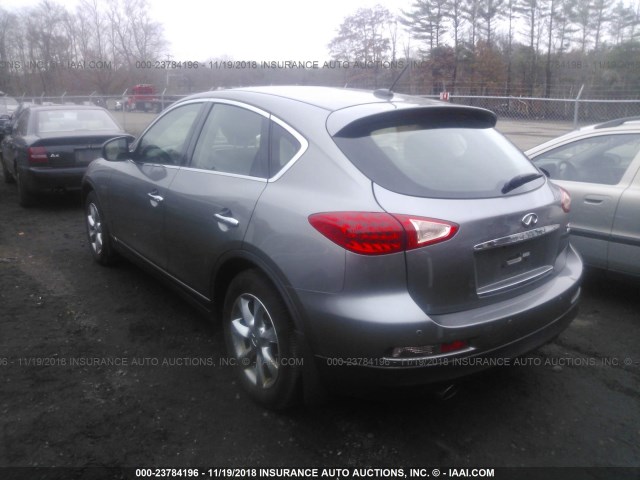 JNKAJ09F38M352761 - 2008 INFINITI EX35 JOURNEY GRAY photo 3