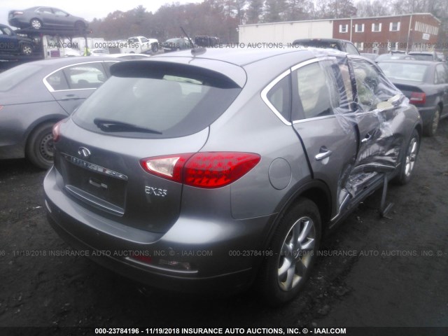 JNKAJ09F38M352761 - 2008 INFINITI EX35 JOURNEY GRAY photo 4