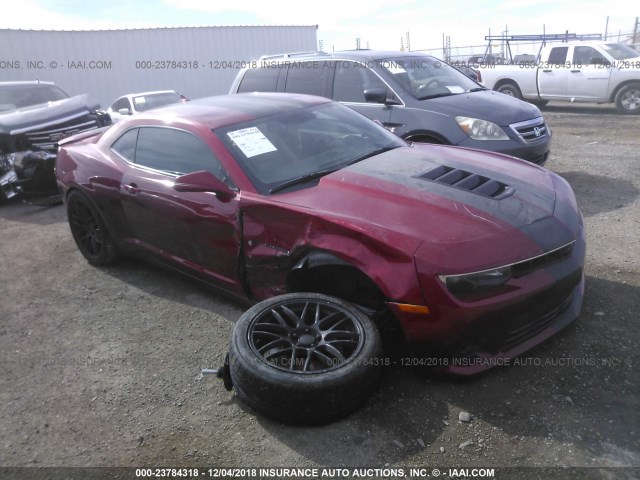 2G1FK1EJ7E9177551 - 2014 CHEVROLET CAMARO 2SS RED photo 1