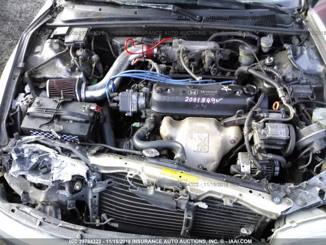 JHMCB7566LC005055 - 1990 HONDA ACCORD EX/EX-R GRAY photo 10