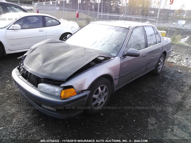 JHMCB7566LC005055 - 1990 HONDA ACCORD EX/EX-R GRAY photo 2