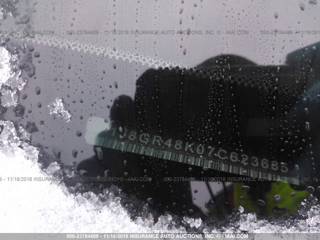 1J8GR48K07C623685 - 2007 JEEP GRAND CHEROKEE LAREDO/COLUMBIA/FREEDOM 灰色 照片 9