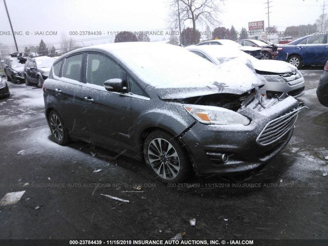 1FADP5DU9JL100904 - 2018 FORD C-MAX TITANIUM GRAY photo 1