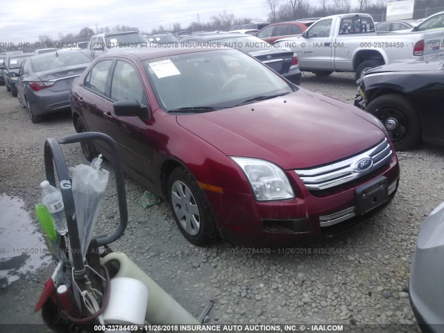 3FAHP06Z27R193689 - 2007 FORD FUSION S RED photo 1