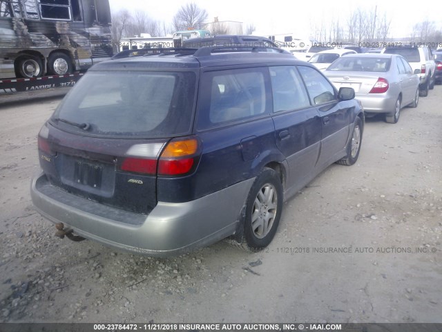 4S3BH675437660916 - 2003 SUBARU LEGACY OUTBACK AWP 蓝色 照片 4