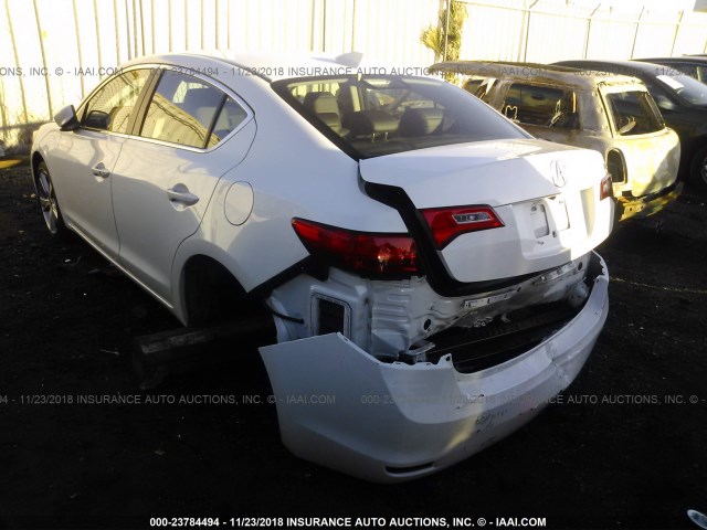 19VDE1F38EE015055 - 2014 ACURA ILX 20 WHITE photo 3