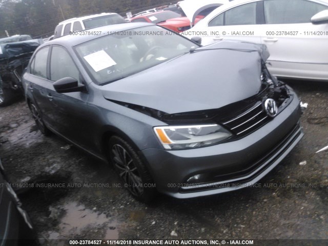 3VWD17AJ6GM406691 - 2016 VOLKSWAGEN JETTA SPORT GRAY photo 1