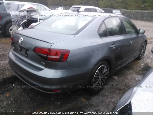 3VWD17AJ6GM406691 - 2016 VOLKSWAGEN JETTA SPORT GRAY photo 4