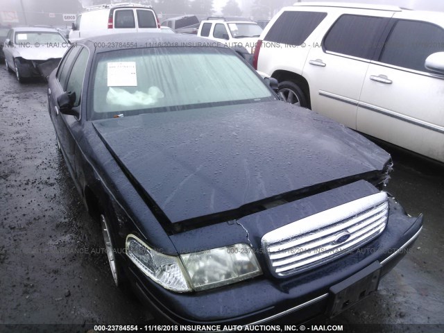 2FAFP74W0YX178491 - 2000 FORD CROWN VICTORIA LX BLUE photo 1