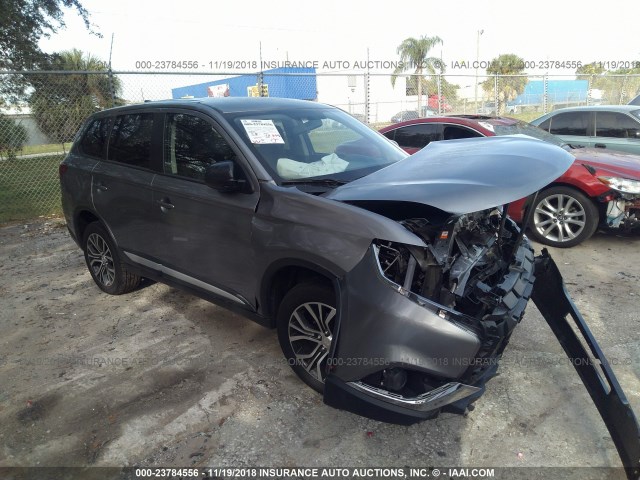 JA4AZ3A35JZ051957 - 2018 MITSUBISHI OUTLANDER SE/SEL GRAY photo 1