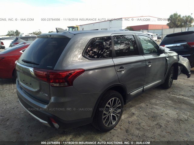 JA4AZ3A35JZ051957 - 2018 MITSUBISHI OUTLANDER SE/SEL GRAY photo 4