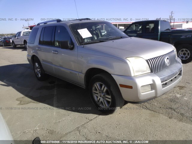 4M2EU38847UJ13422 - 2007 MERCURY MOUNTAINEER PREMIER SILVER photo 1