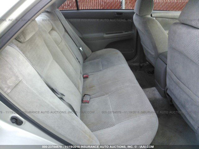 4T1BE32K33U175619 - 2003 TOYOTA CAMRY LE/XLE/SE SILVER photo 8
