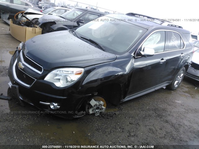 2GNFLGEK2D6431948 - 2013 CHEVROLET EQUINOX LTZ BLACK photo 2