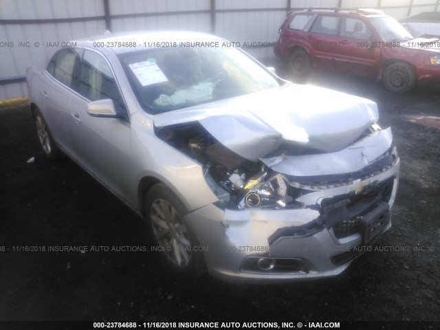 1G11H5SL2EF186042 - 2014 CHEVROLET MALIBU LTZ SILVER photo 1