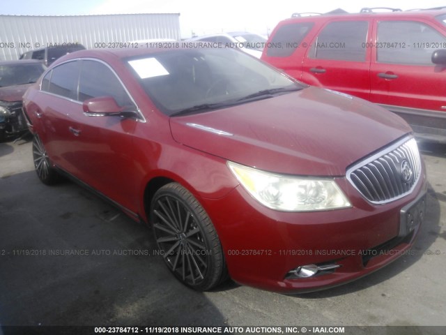 1G4GC5E3XDF296133 - 2013 BUICK LACROSSE RED photo 1