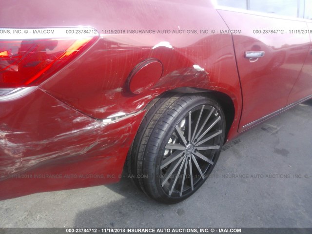 1G4GC5E3XDF296133 - 2013 BUICK LACROSSE RED photo 6