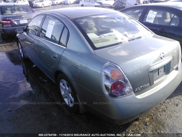 1N4AL11D12C110100 - 2002 NISSAN ALTIMA S/SL GREEN photo 3