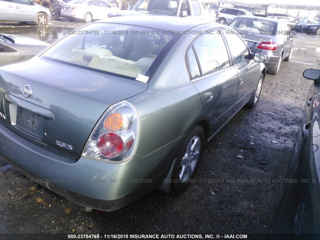 1N4AL11D12C110100 - 2002 NISSAN ALTIMA S/SL GREEN photo 4