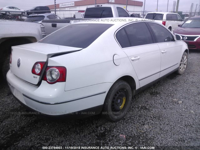 WVWAK73C06P217903 - 2006 VOLKSWAGEN PASSAT 2.0T/2.0T VALUE WHITE photo 4