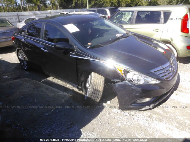 5NPEC4ACXBH025992 - 2011 HYUNDAI SONATA SE/LIMITED BLUE photo 1