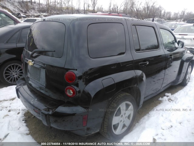 3GNCA13B79S520982 - 2009 CHEVROLET HHR LS Negro foto 4