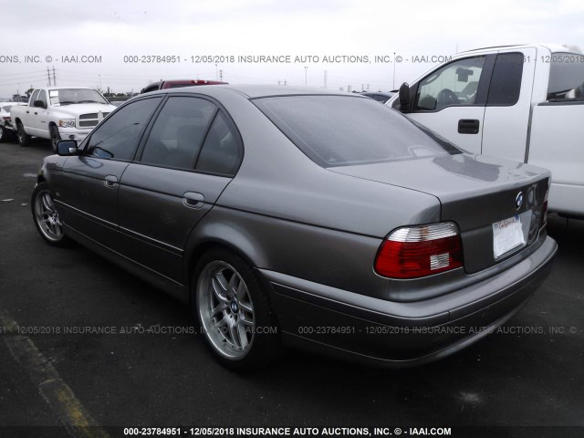 WBADN63472GM74975 - 2002 BMW 540 I AUTOMATIC GRAY photo 3