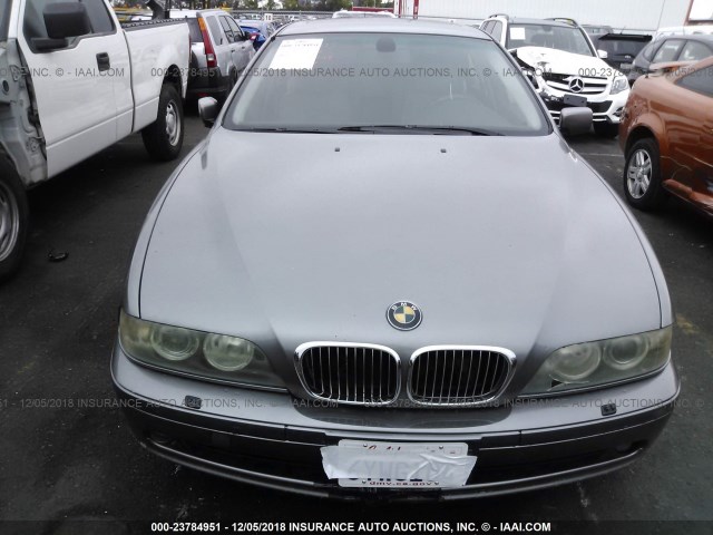 WBADN63472GM74975 - 2002 BMW 540 I AUTOMATIC GRAY photo 6