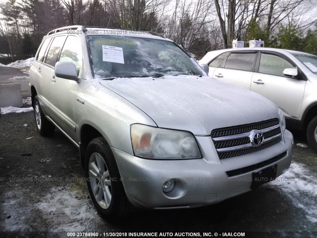 JTEEW21A270048824 - 2007 TOYOTA HIGHLANDER HYBRID SILVER photo 1