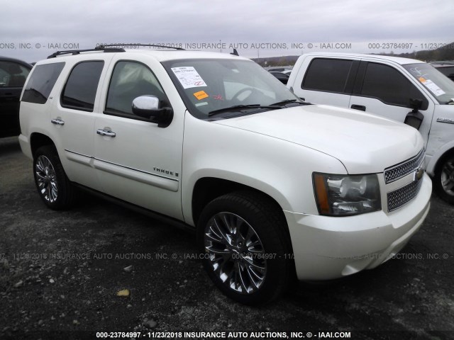 1GNFK13068R192190 - 2008 CHEVROLET TAHOE K1500 WHITE photo 1