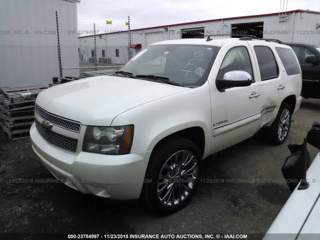 1GNFK13068R192190 - 2008 CHEVROLET TAHOE K1500 WHITE photo 2