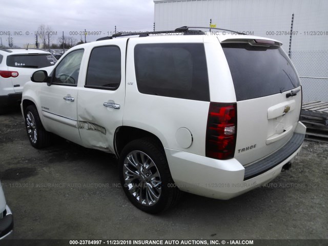 1GNFK13068R192190 - 2008 CHEVROLET TAHOE K1500 WHITE photo 3