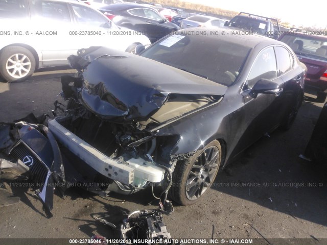 JTHBK262992085167 - 2009 LEXUS IS 250 BLACK photo 2