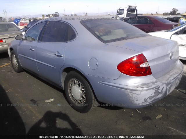 2G4WC532651270224 - 2005 BUICK LACROSSE CX SILVER photo 3