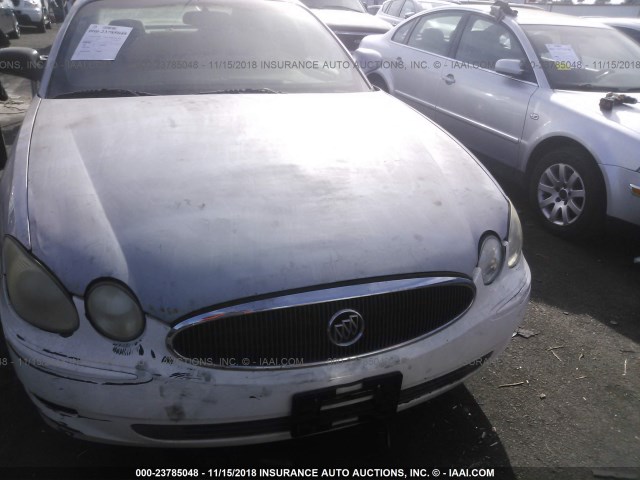 2G4WC532651270224 - 2005 BUICK LACROSSE CX SILVER photo 6