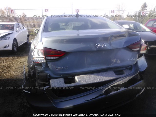 KMHGN4JE2FU063647 - 2015 HYUNDAI GENESIS 3.8L GRAY photo 6