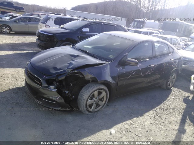 1C3CDFBB9FD320376 - 2015 DODGE DART SXT GRAY photo 2