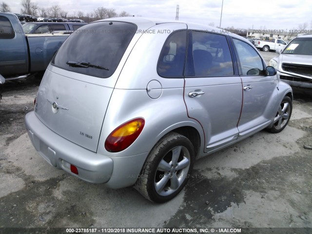 3C8FY78G93T612202 - 2003 CHRYSLER PT CRUISER GT SILVER photo 4