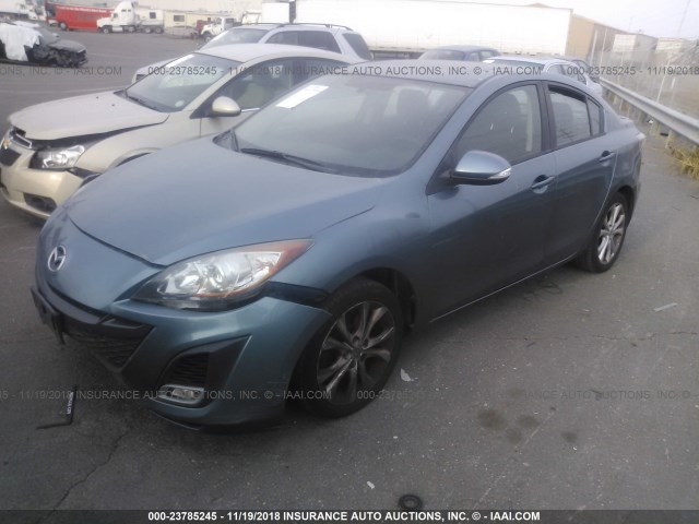 JM1BL1S68A1187197 - 2010 MAZDA 3 S Light Blue photo 2