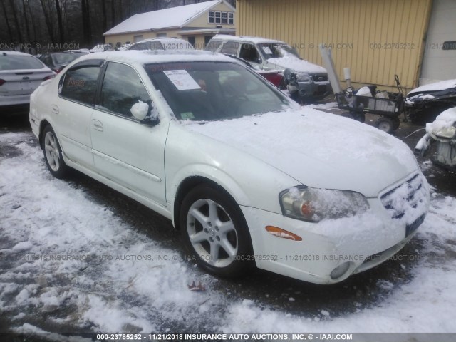 JN1DA31A82T317083 - 2002 NISSAN MAXIMA GLE/SE WHITE photo 1