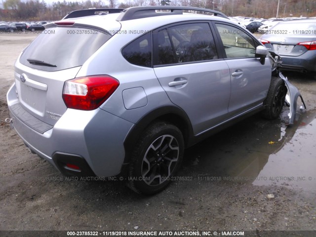 JF2GPABCXG8280188 - 2016 SUBARU CROSSTREK PREMIUM SILVER photo 4