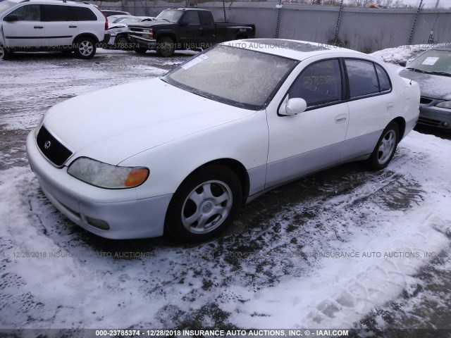 JT8JS47E1S0104280 - 1995 LEXUS GS 300 WHITE photo 2