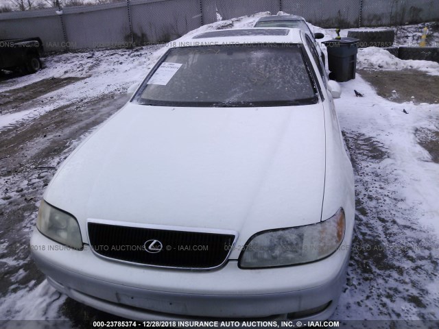 JT8JS47E1S0104280 - 1995 LEXUS GS 300 WHITE photo 6