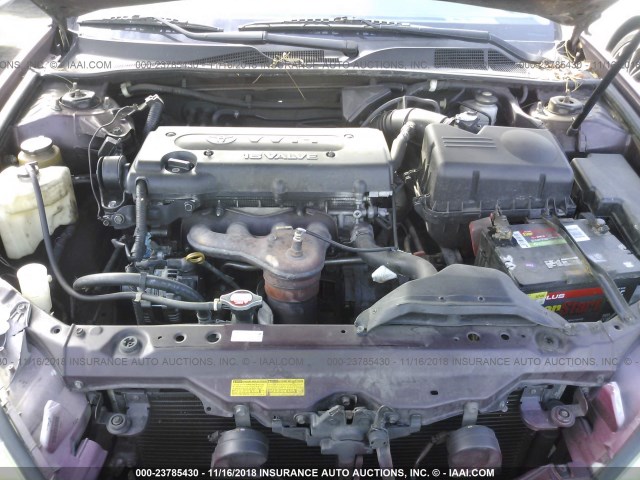 4T1BE32K94U339229 - 2004 TOYOTA CAMRY LE/XLE/SE BURGUNDY photo 10