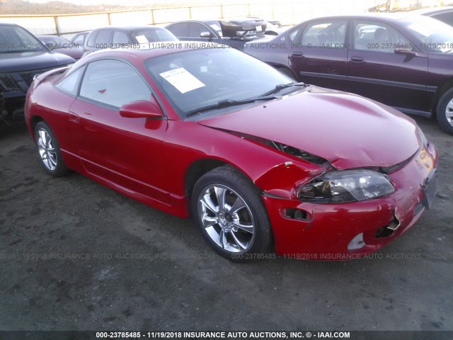 4A3AK44Y2XE122844 - 1999 MITSUBISHI ECLIPSE GS RED photo 1