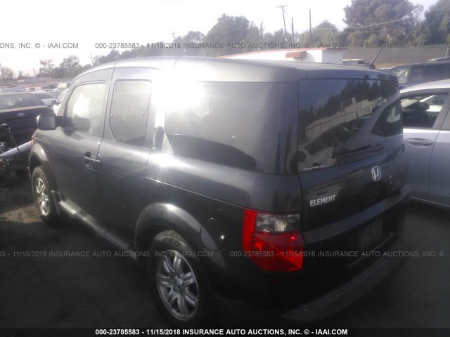 5J6YH28777L008964 - 2007 HONDA ELEMENT EX BLACK photo 3