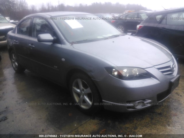 JM1BK323351220505 - 2005 MAZDA 3 S SILVER photo 1