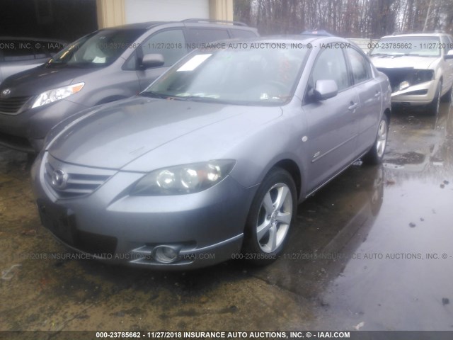 JM1BK323351220505 - 2005 MAZDA 3 S SILVER photo 2